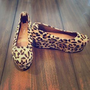 Jeffrey Campbell Leopard Mary Jane Platform Shoes